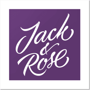 Jack & Rose  (white) Posters and Art